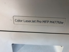Hewlett Packard Colour Laserjet Pro Printer, Model: MFP M477rdw - 3