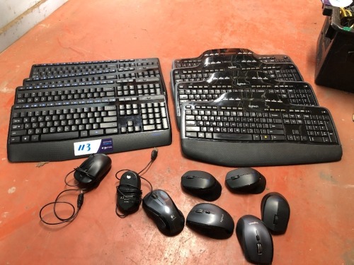 8 x Assorted Personal Computers, Keyboards & Mouse