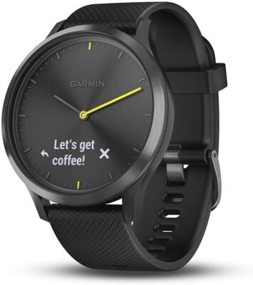 Garmin Vivomove HR Smart Watch with Activity Tracking - Black - 010-01850-11