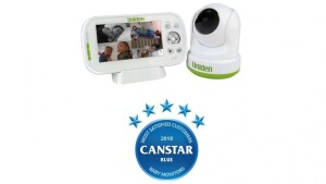 Uniden BW3451R 4.3`` Digital Wireless Baby Video Monitor - Pan & Tilt with remote viewing via Smartphone App