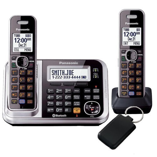 PANASONIC KX-TG7892 CORDLESS PHONES (TWIN) + KEY FINDER