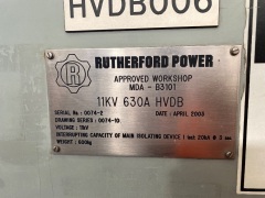 HVDB006 - High Voltage Distribution Board - 11000V, 630A - 2