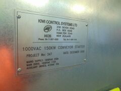 OTH0011 - 2008 Kiwi Control Systems Conveyor Starter - 1000V, 150kW - 2