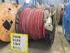 2541 - XLPE 11KV - Approximately 200mtr (Red) -Olex High Voltage Cable - 200m, 3 Core, 70mmsq, 6.35/11kV, XLPE/SWA - 2