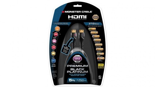 Monster Black Platinum Ultimate 5ft HDMI Cable with Ethernet