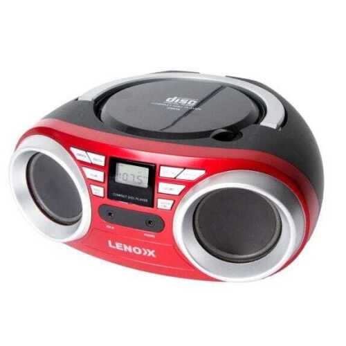 Twin Pack - 2 x LENOXX BASIC PORTABLE CD PLAYER RED - CD813R
