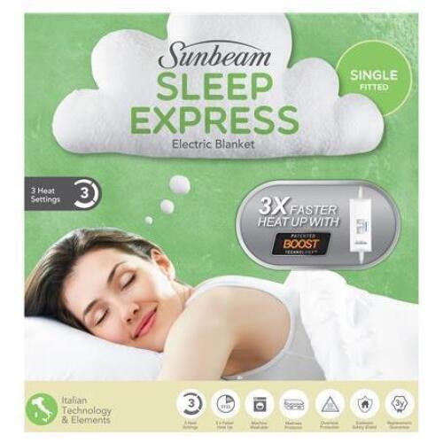 Sunbeam BL4821 Sleep Express Single Electric Blanket