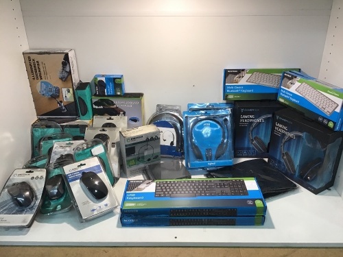 Bulk Pack - Computer Accessories - Mouse, Keyboards, Headphones