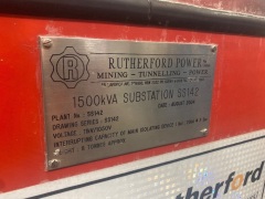 SS142 - 2006 Rutherford Power Skid Mounted Substation - 1500kVA, 11000/1000V - 7