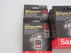Quantity of 15 x SanDisk Extreme Pro Memory Cards - 2