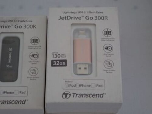 Quantity of 22 x Transcend Jetdrive Go 300 Flash Drives