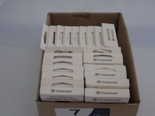 Quantity of 21 x Transcend Jetdrive Go 500 Flash Drives
