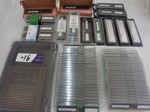 Quantity of approximately 100 x 16gb Ram