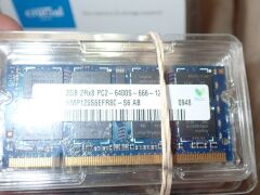 Quantity of assorted 512mb, 1gb and 2gb Laptop Ram - 5