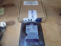 Quantity of 2 x Western Digital 6tb HDDs