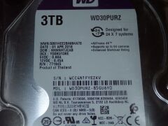 Quantity of 4 x Western Digital 3tb HDDs - 6