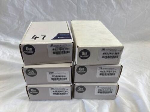 Quantity of 6 x OWC Envoy Pro 0gb Enclosures