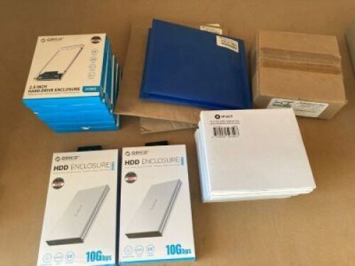 Quantity of HDD Enclosures and SSD kits