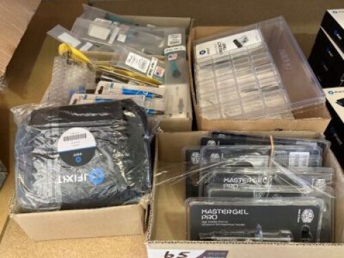 Quantity of assorted computer repair accessories