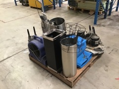 Misc. Pallet of Commercial Cleaning Products - Bins, Floor Cleaners and Floor Dryers - 4