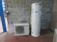 Sanden Heat Pump Hot Water System comprising Heat Pump Unit & Stainless Steel Storage Tank