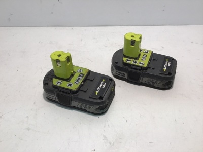 Ryobi Pair of 18v (2.5Ah) Lithium+ Batteries