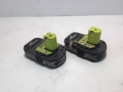 Ryobi Pair of 18v (2.5Ah) Lithium+ Batteries