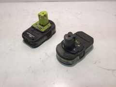 Ryobi Pair of 18v (1.5Ah) Lithium+ Batteries