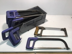 Bulk carton of Irwin & Craftright tenon &hack saws - 2