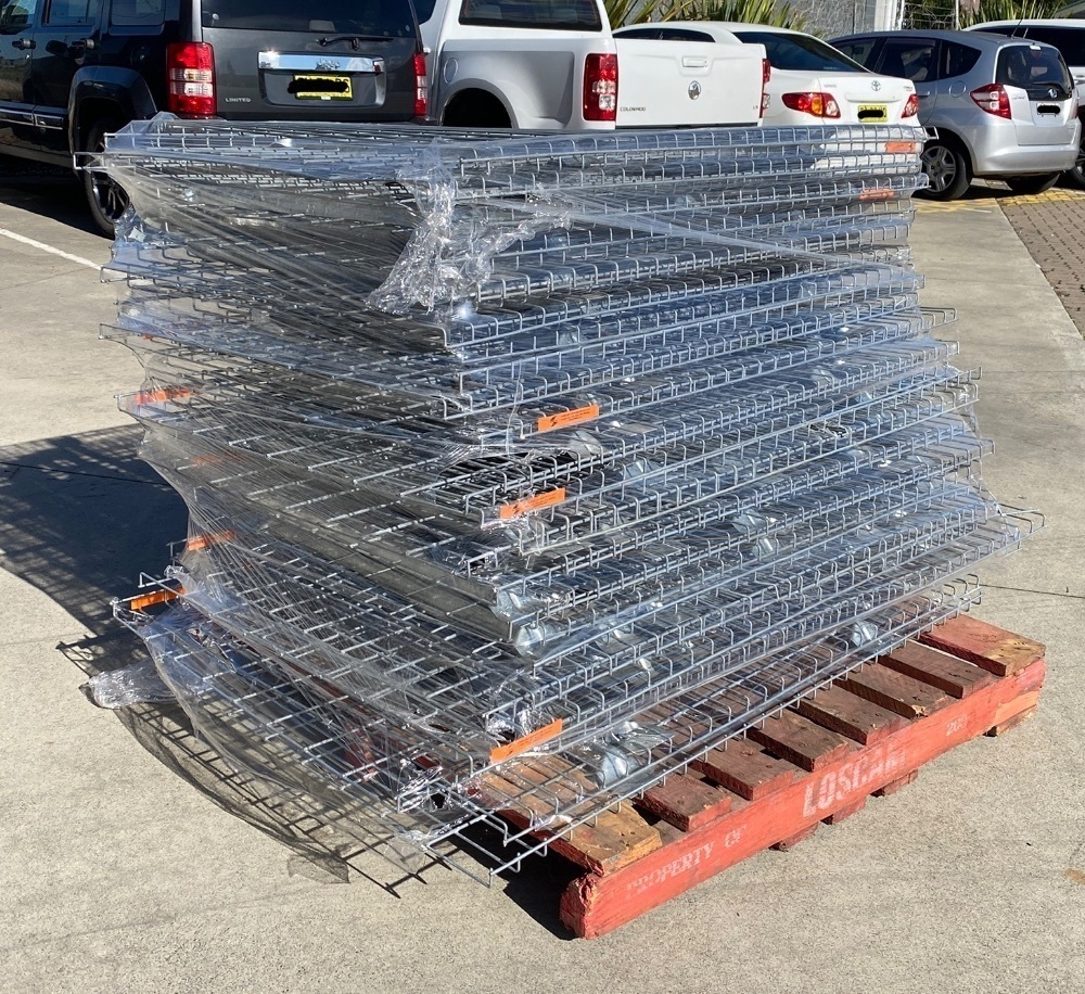 Wire Mesh Deck Shelving Aprox 30 Per Pallet Hilco Global Apac