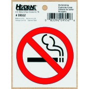 HEADLINE NO SMOKING SIGN 75X75MM