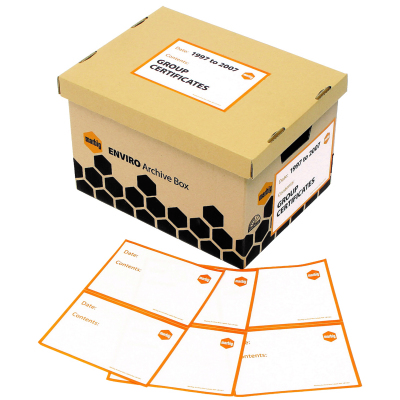 MARBIG ARCHIVE BOX A5 LABELS