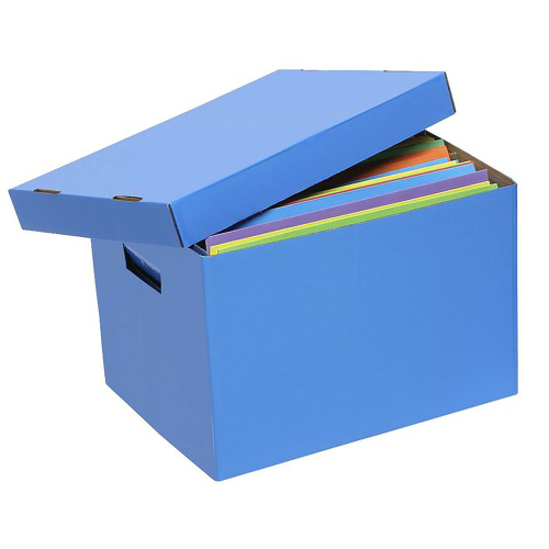 MARBIG ARCHIVE BOX BLUE