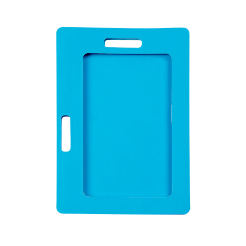 REXEL ID SOFT TOUCH CARD HOLDER BLUE