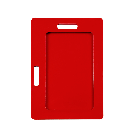 REXEL ID SOFT TOUCH CARD HOLDER RED