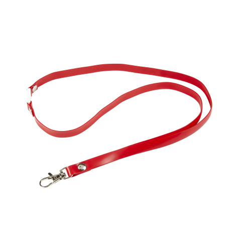 REXEL ID SOFT TOUCH LANYARD RED