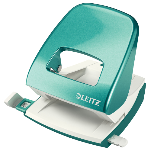 LEITZ PUNCH 2H 30 SHEET WOW ICE BLUE
