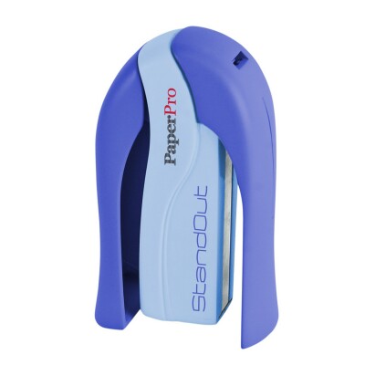 PAPERPRO STAPLER H/STRIP STANDOUT BLUE