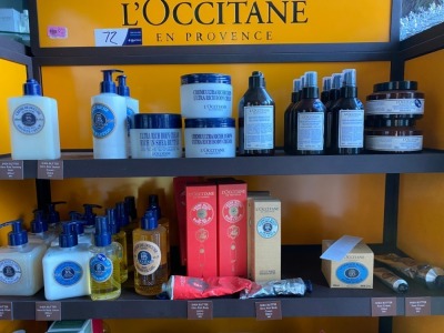 Assorted L'Occitane Products. Approx 200 Items