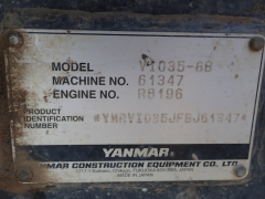 Yanmar VIO35-6B Hydraulic Excavator (Location: Haigslea, QLD) - 32