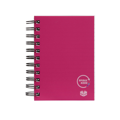 SPIRAX KODE P962 SOLID NOTE BOOK 148X105 400 PAGE PINK