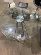 Round Glass Table