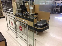 Supermarket Checkout Counter Single Booth - 5