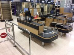 Supermarket Checkout Counter Twin Booth - 4