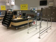 Supermarket Checkout Counter Twin Booth - 4