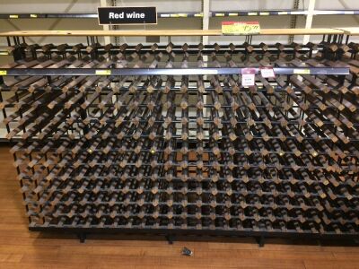 Wine Bottle Storage Rack, 500 bottle capacity, 1950mm L x 600mm W x 1380mm H, Bordex Wine Racks