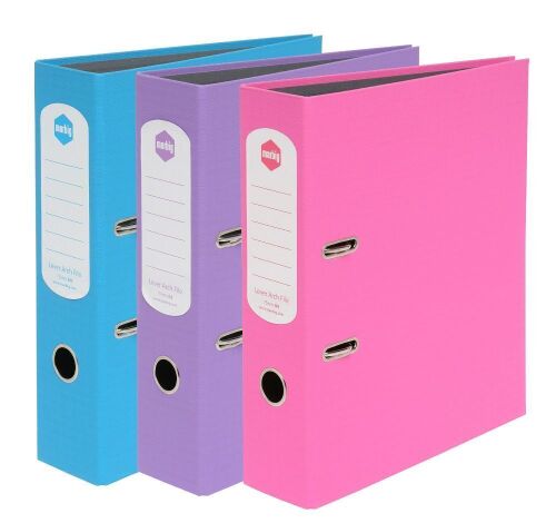 MARBIG LEVER ARCH FILE A4 PVC ASSORTED