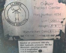 Unreserved Clarks Air Track Drill Rig - 5
