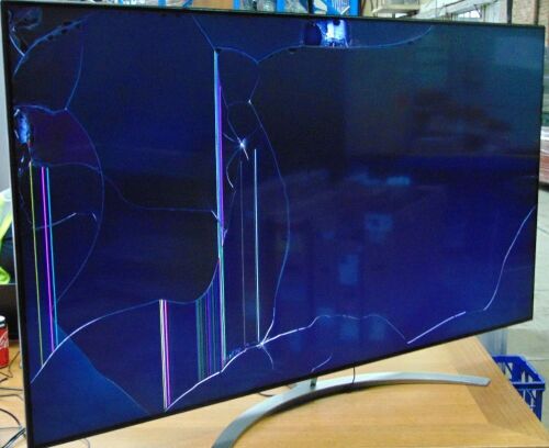 DNL LG TV 65SM9450PTA  cracked screen
