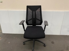 Professional Ergonomic Extra-Heavy-Duty Mesh Office Chair Black
